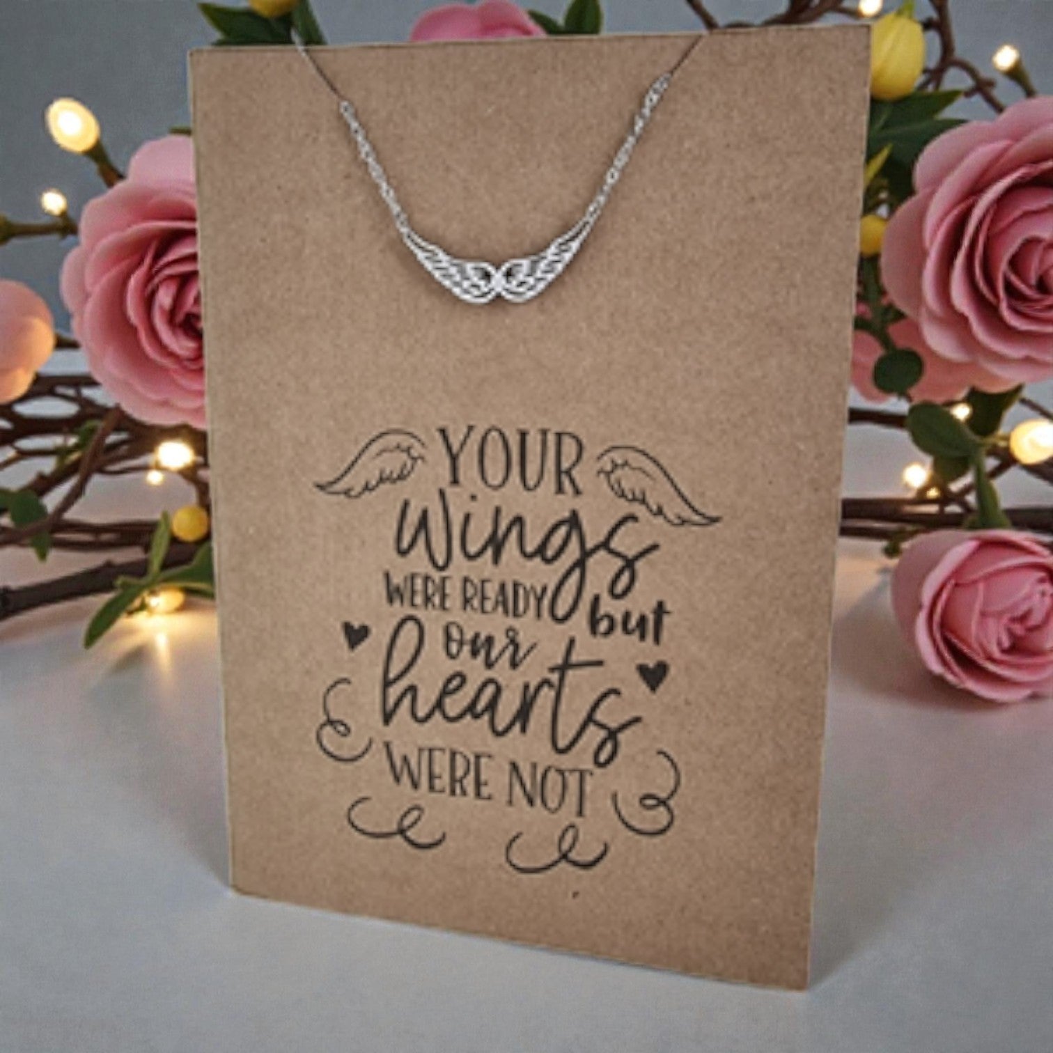 Wings Pendant & Chain - Card 394