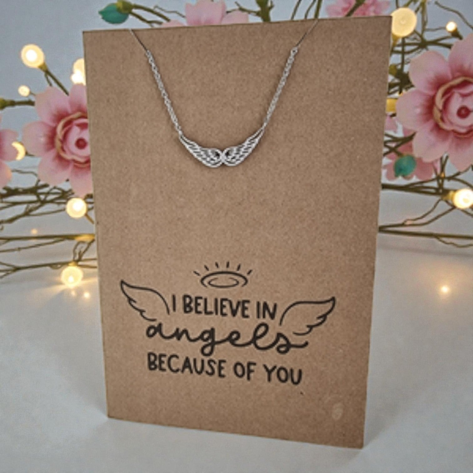 Wings Pendant & Chain - Card 395