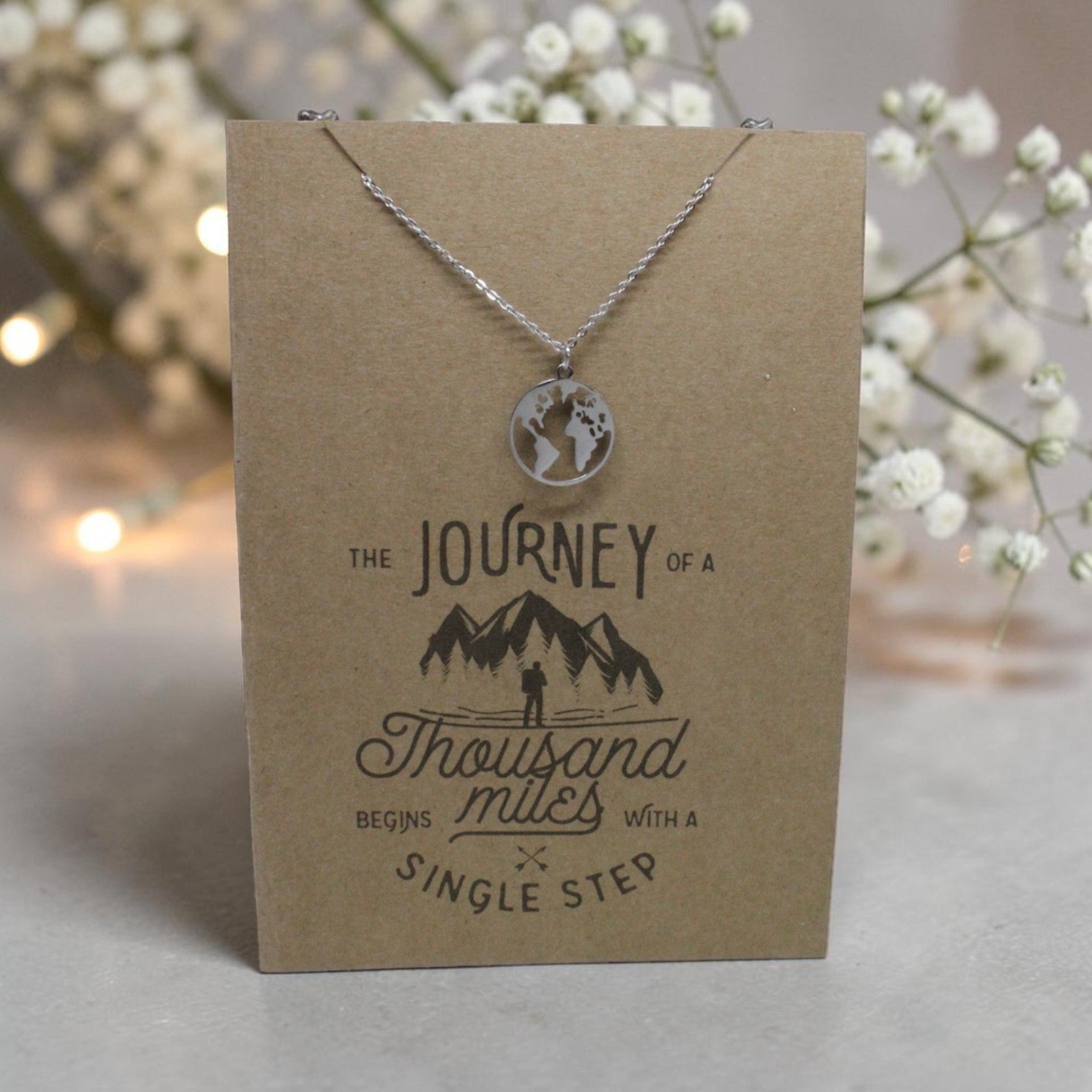 World Pendant & Chain - Card 5