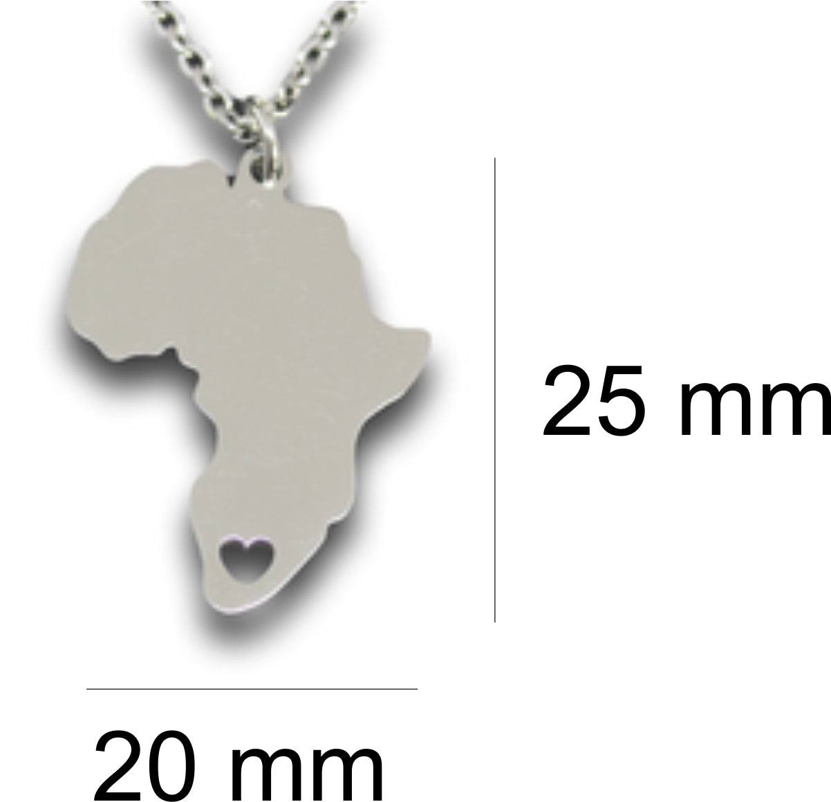 Africa Pendant & Chain - Card 121