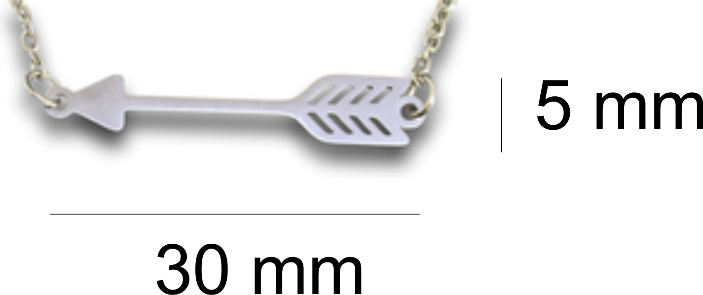 Arrow Pendant & Chain - Card 99