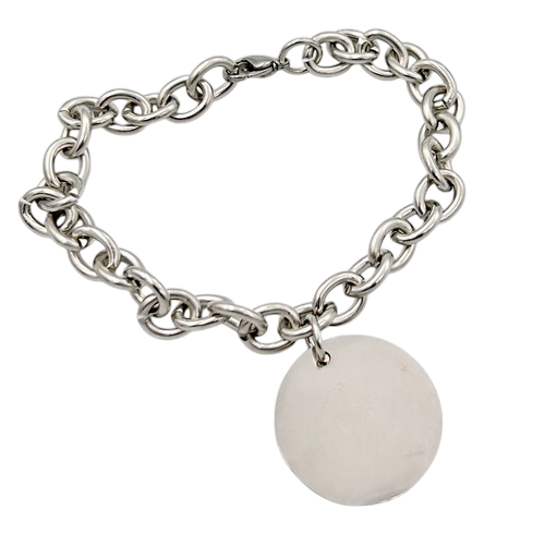 Stainless Steel Medical Alert Chunky Bracelet