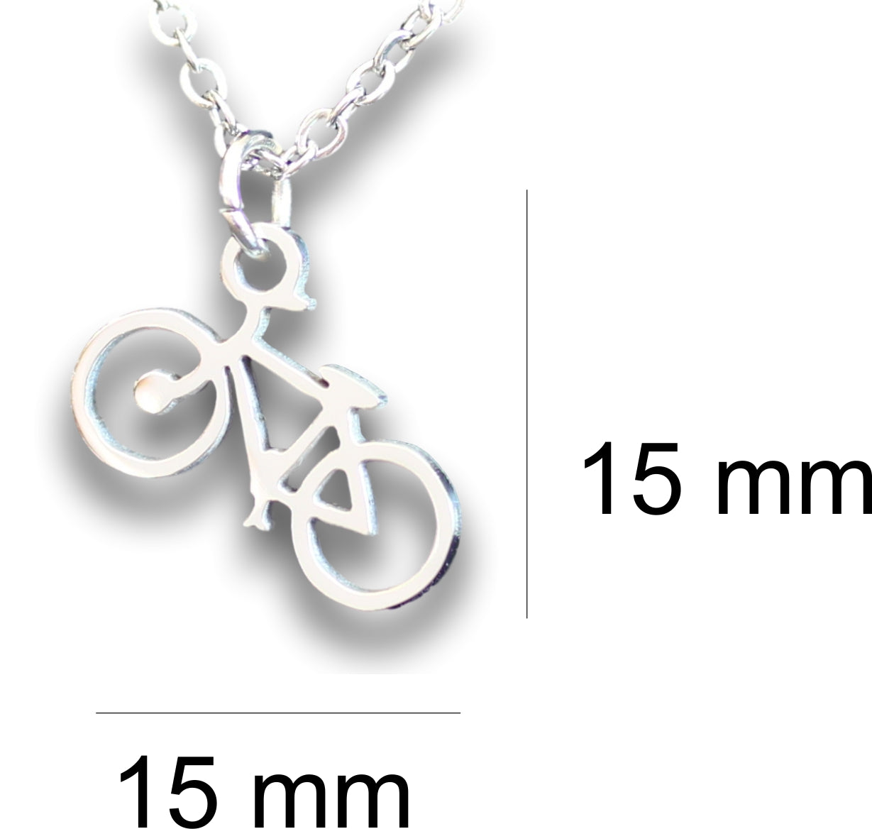 Bicycle Pendant & Chain - Card 163