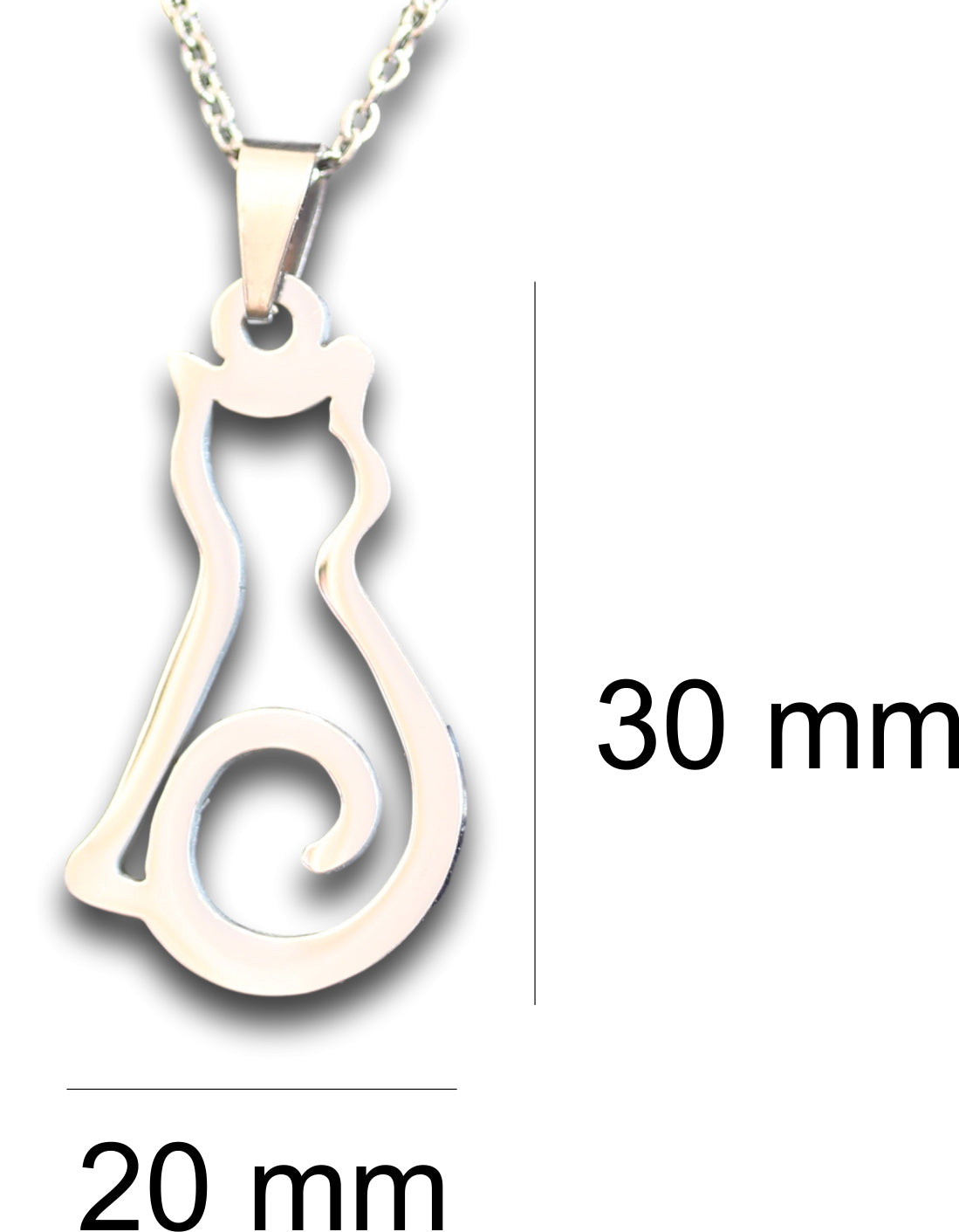 Cat Pendant & Chain - Card 167
