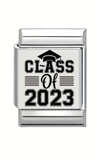 13mm Laser Engraved Charm - Class of 2023