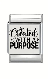 13mm Laser Engraved Charm - Created With a Purpose