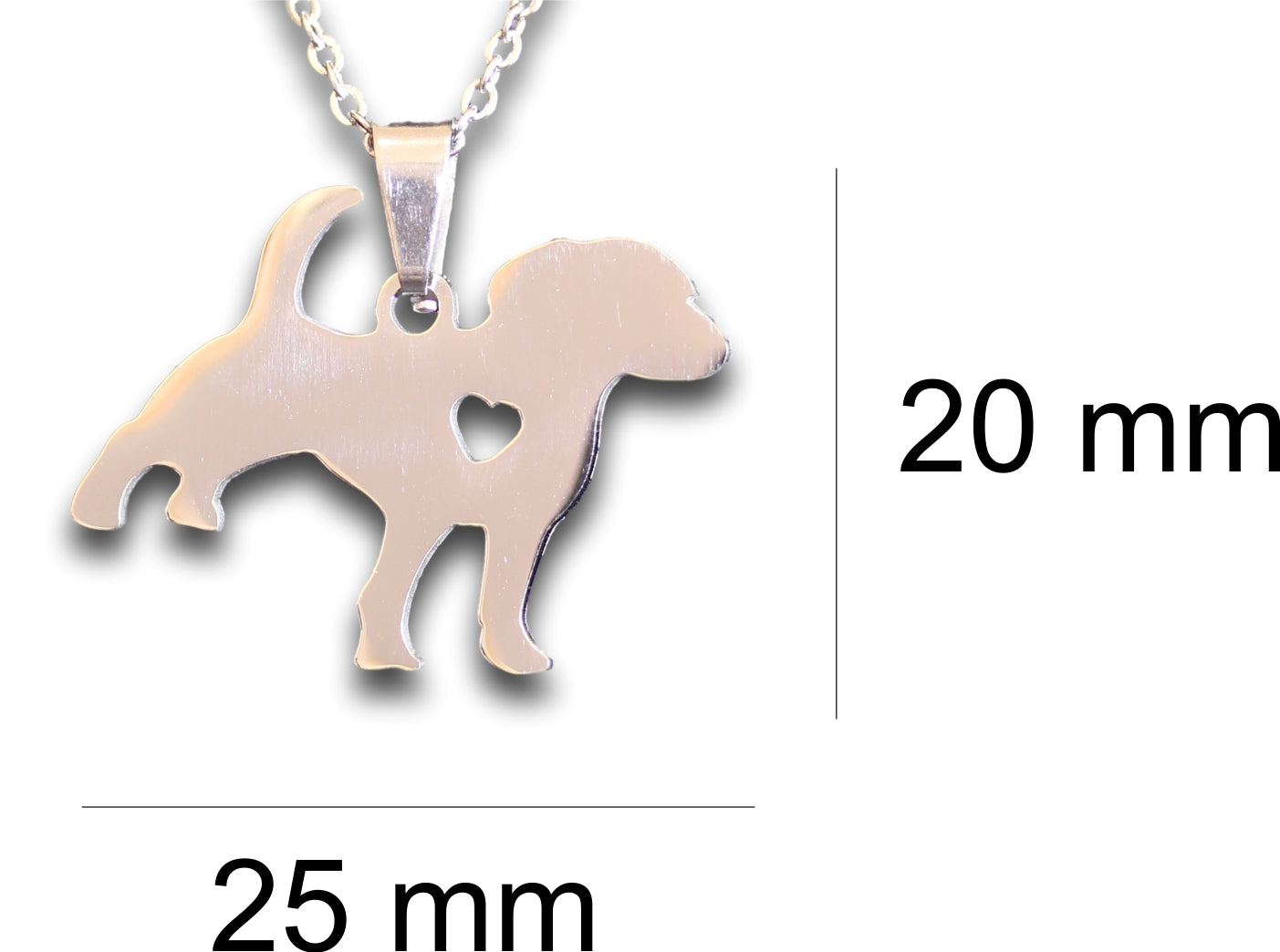 Dog Pendant & Chain - Card 190