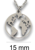 World Pendant & Chain - Card 45