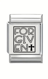 13mm Laser Engraved Charm - Forgiven