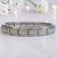 9mm Glitter Italian Charm Starter Bracelet