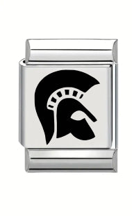 13mm Laser Engraved Charm - Armour Of God - Helmet of Salvation