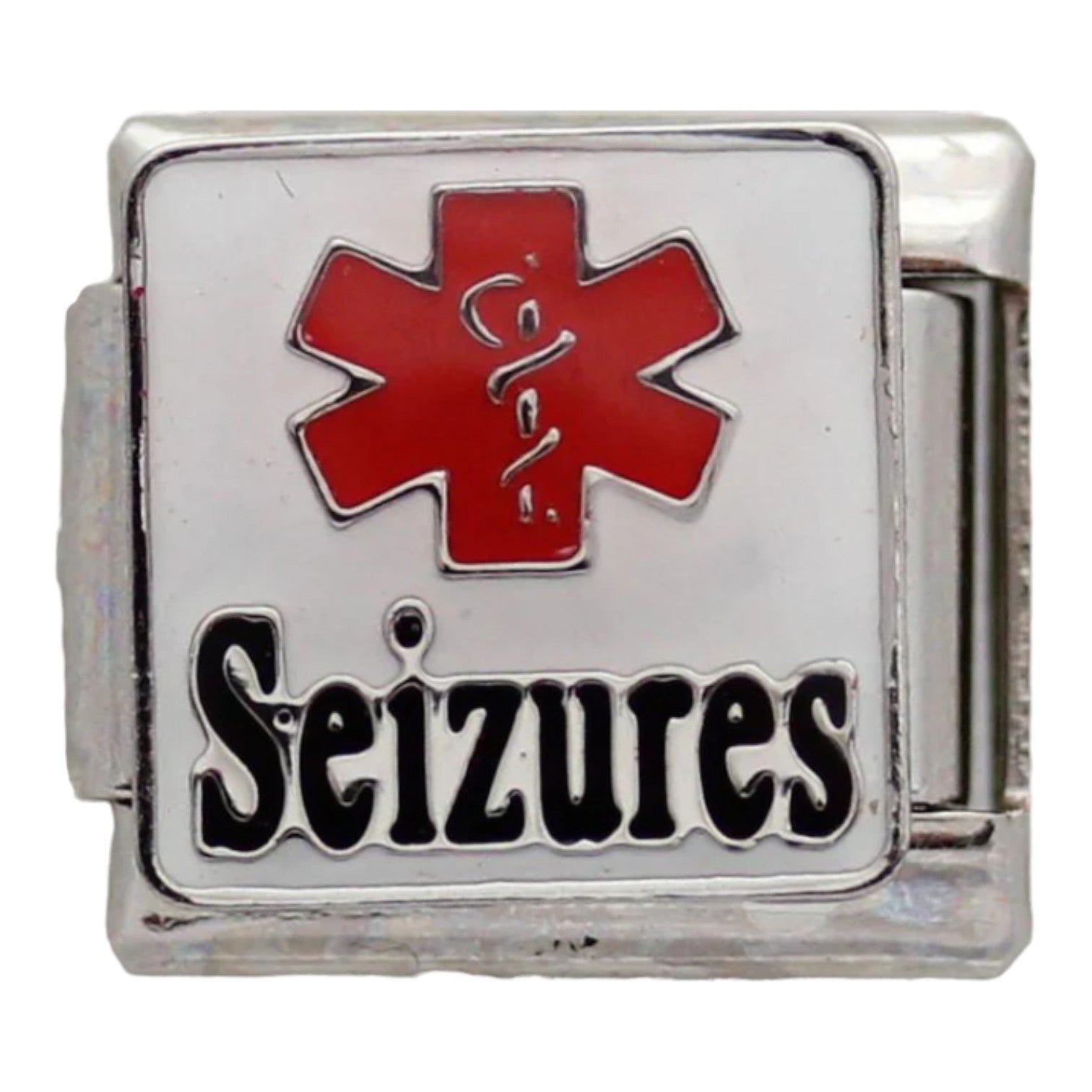 Medical Alert - Seizures 9mm Charm