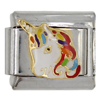 Colour Unicorn 9mm Charm