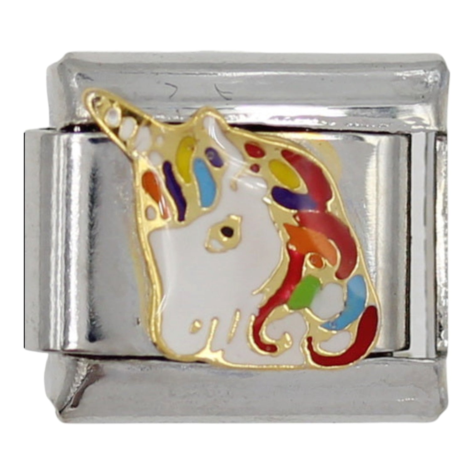 Colour Unicorn 9mm Charm