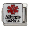 Medical Alert - Allergic to Nuts 9mm Charm