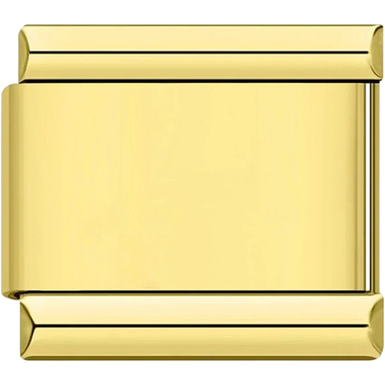 9mm Engraved Name/Word Italian charm (Gold)