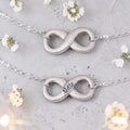 Engraved Infinity Ankle Bracelet