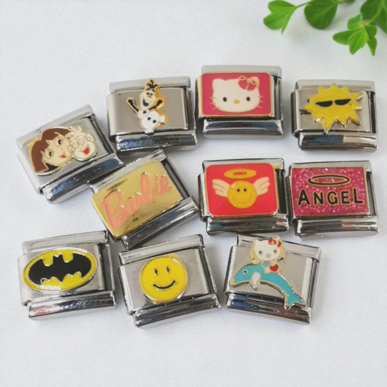 Surprise Pack 9mm Kids & Cartoon Charms - 10 Mixed Charms