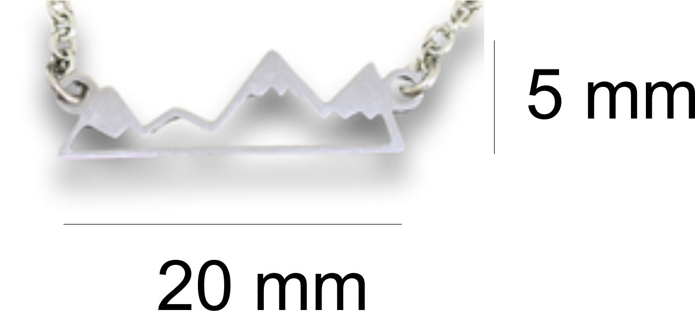 Mountain Pendant & Chain - Card 20