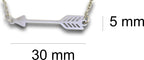 Arrow Pendant & Chain - Card 217