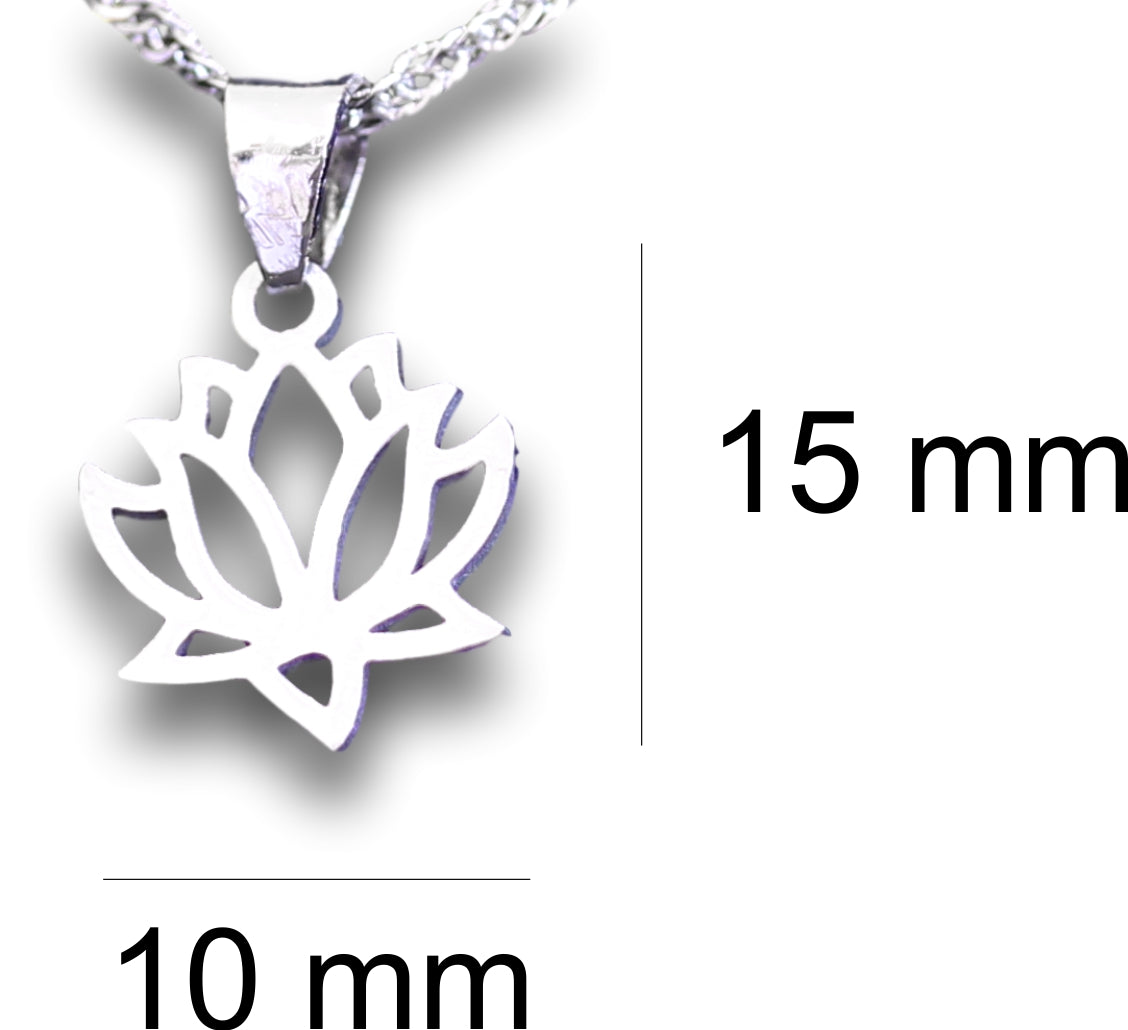 Lotus Pendant & Chain - Card 214