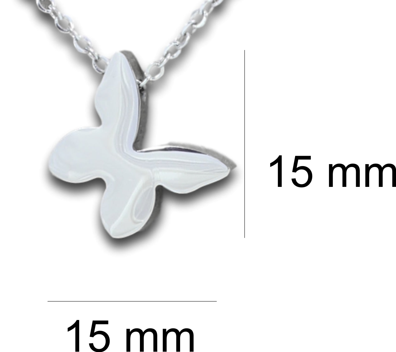 Butterfly Pendant & Chain - Card 261
