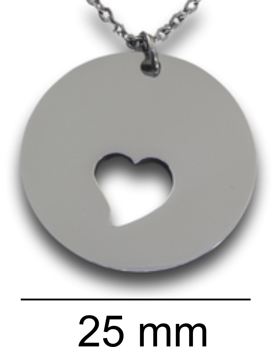 Heart Pendant & Chain (x2) - Card 21