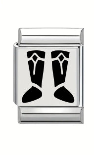 13mm Laser Engraved Charm - Armour Of God - Shoes of Peace