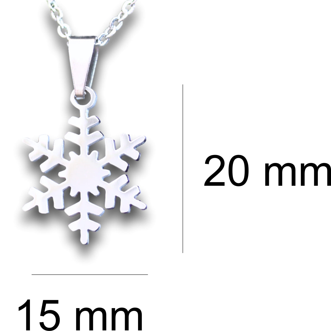 Snowflake Pendant & Chain - Card 161