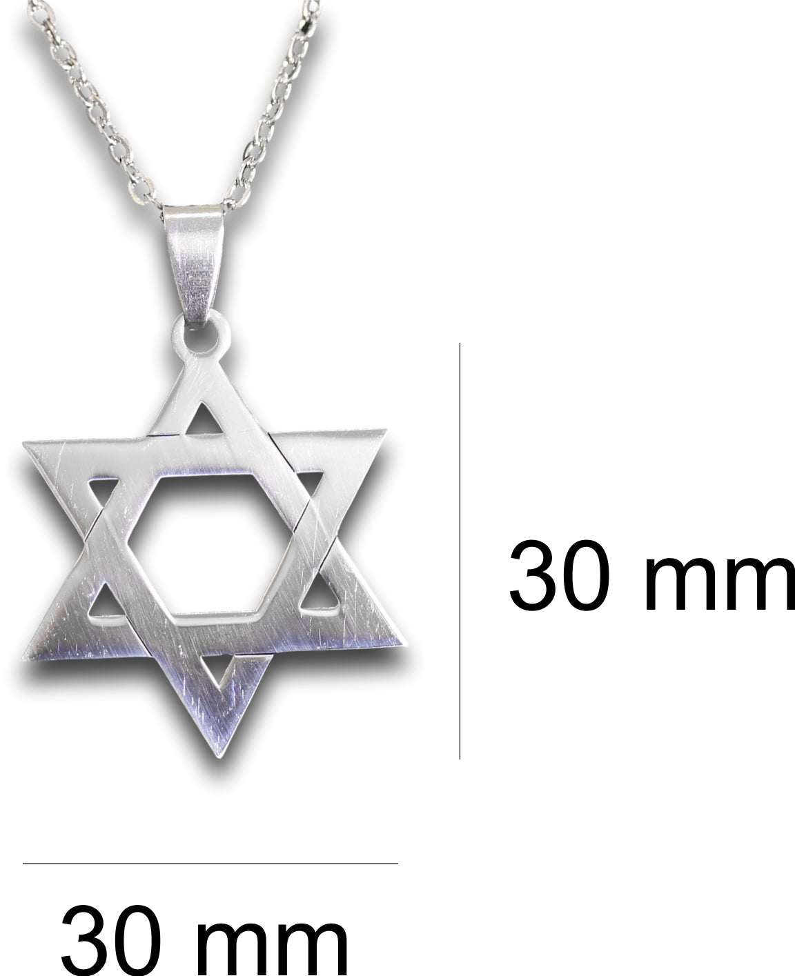 Star of David Pendant & Chain - Card 168
