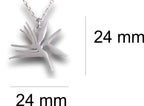 Strelitzia Pendant & Chain - Card 194 (click to personalize card)