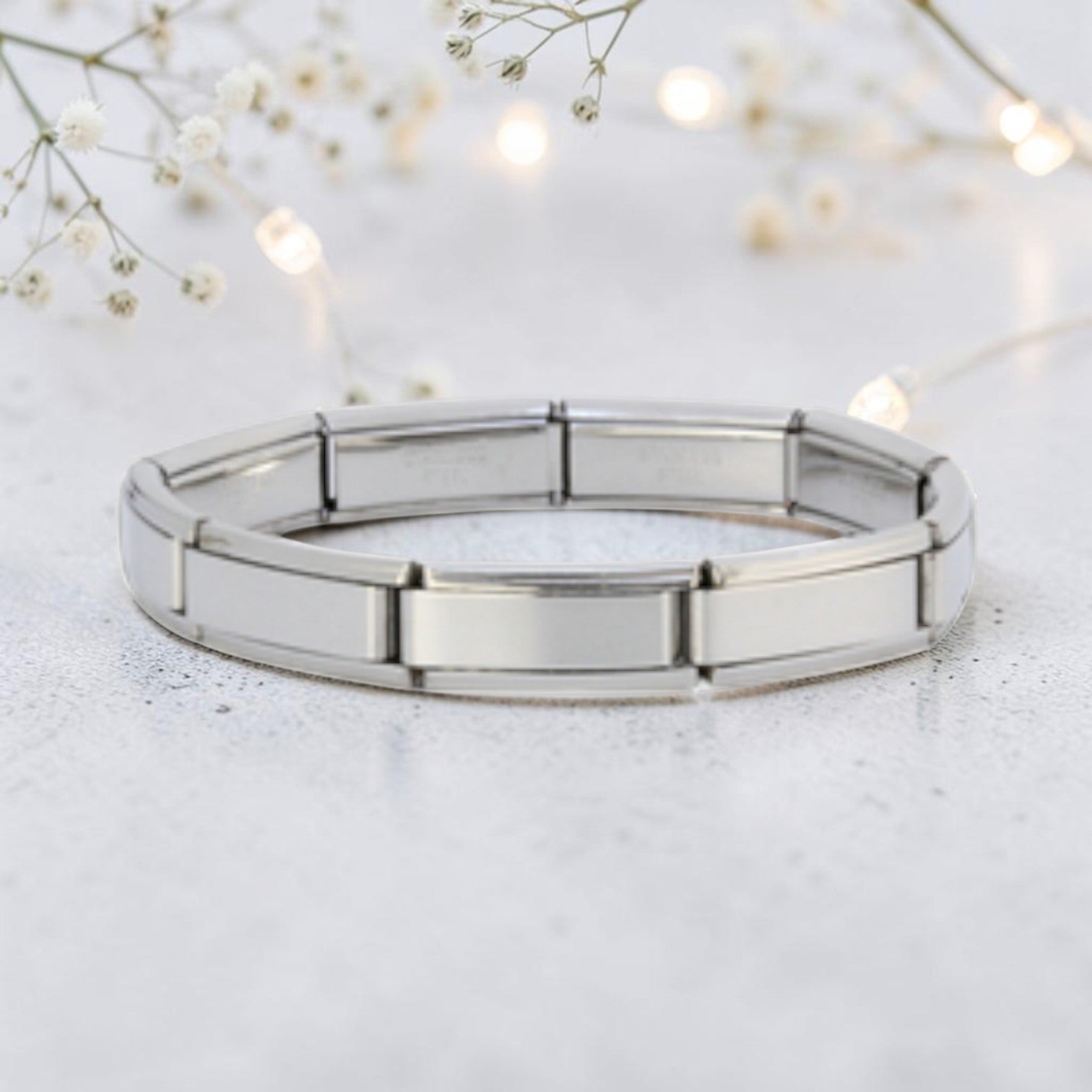 9mm Superlink Italian Charm Bracelet - Shiny