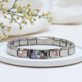 9mm Italian Charm Bracelet + Superlink Photo Charm + 2 charms