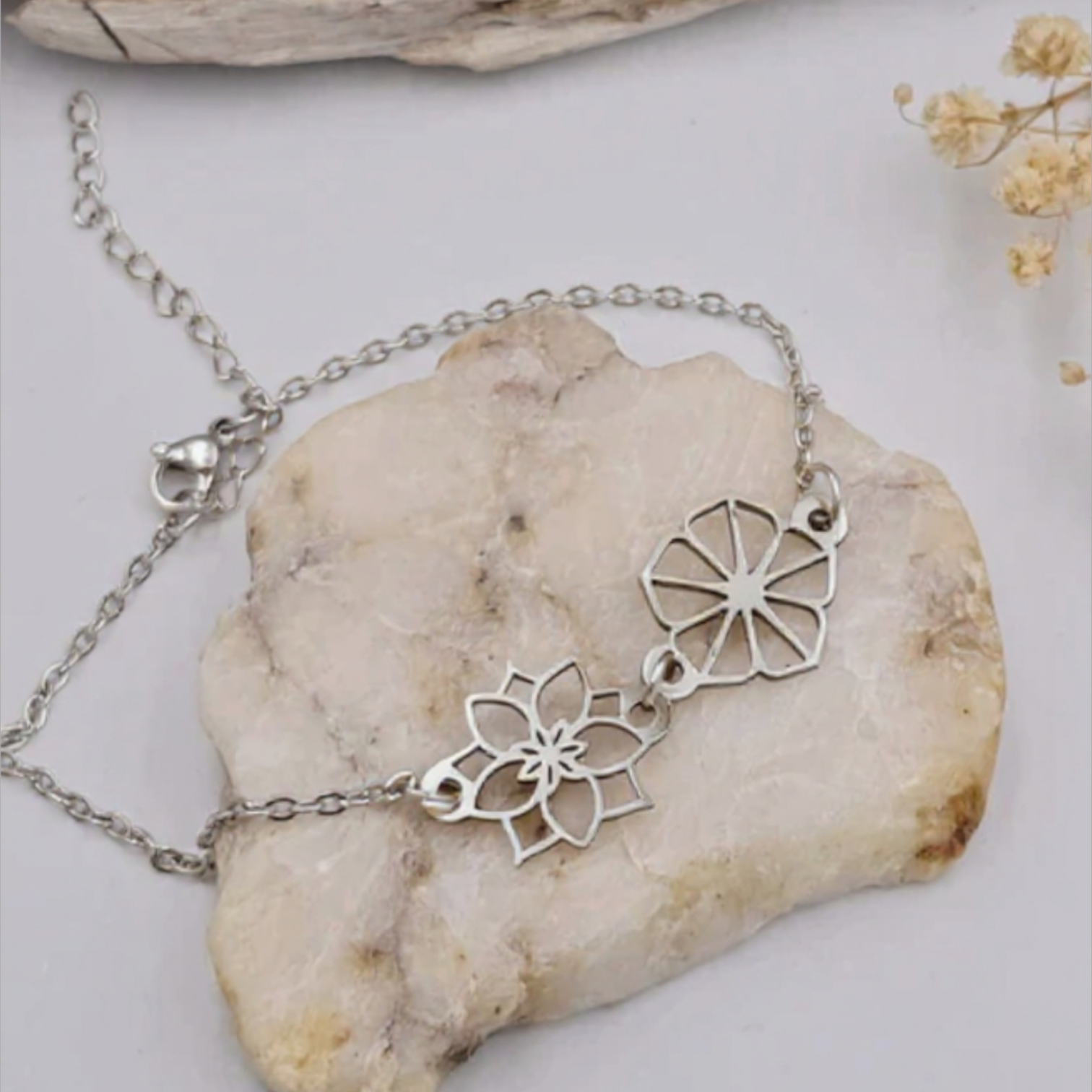 Custom Birth Flower Bracelet/Necklace