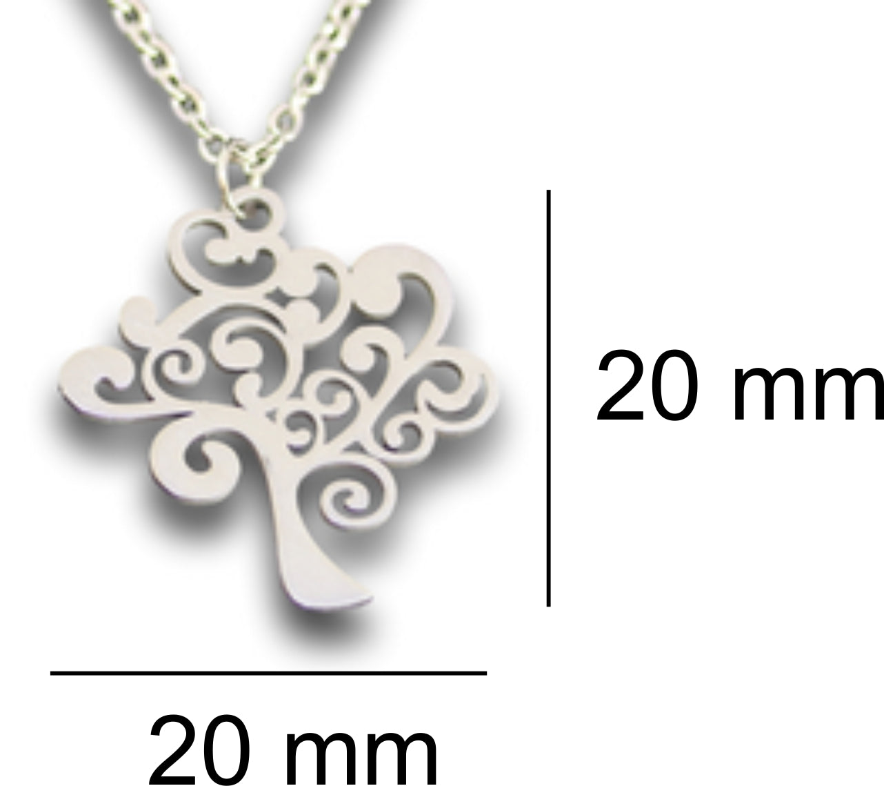 Tree Pendant & Chain - Card 25