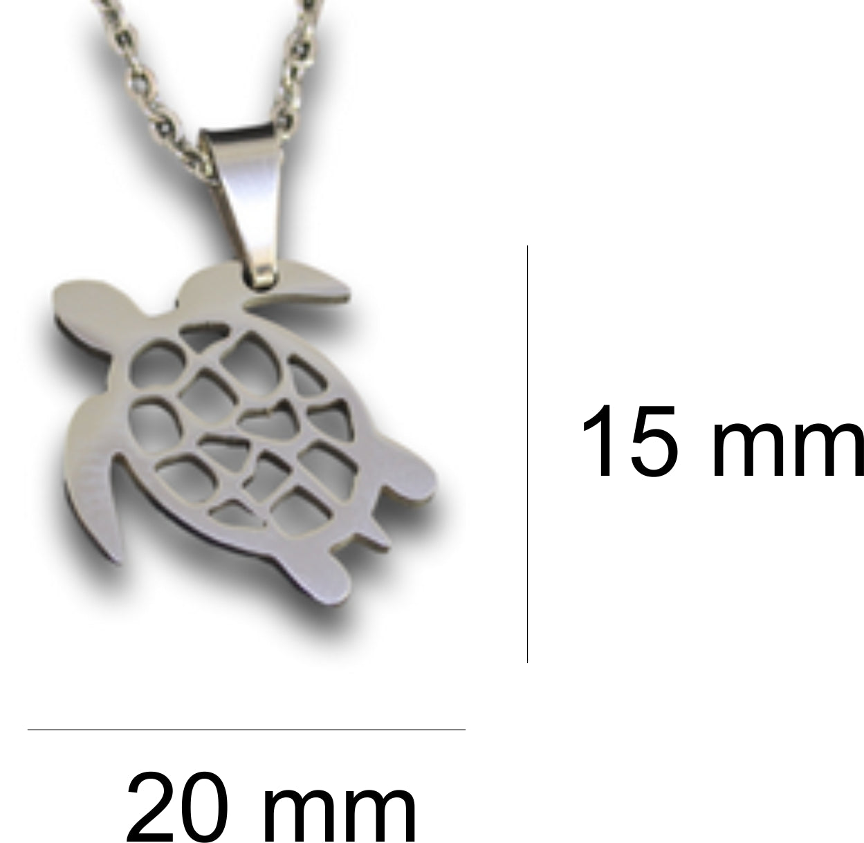Turtle Pendant & Chain - Card 116