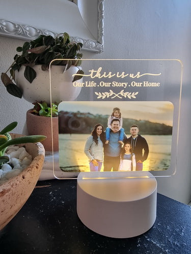 Personalized Photo LED Night Light