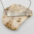 Personalized Horizontal Bar Necklace