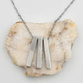 Personalized Triple Bar Necklace