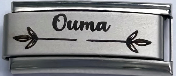 9mm Laser Italian Charm - Ouma Superlink