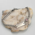 Personalized Mini Bar Birthstone Bracelet