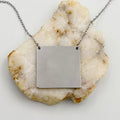 Personalized Square Necklace