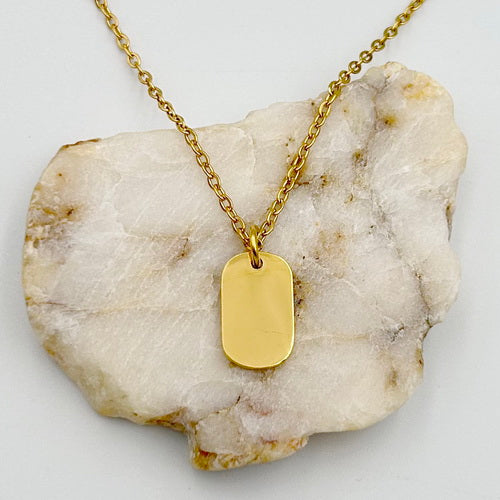 Oval A+ Teacher Necklace
