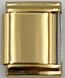 13mm Laser Engraved Charm - Dumbbell