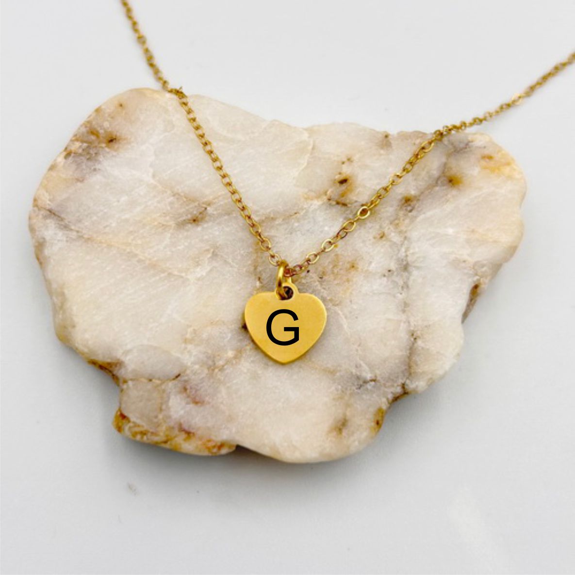 Personalized Small Heart Necklace