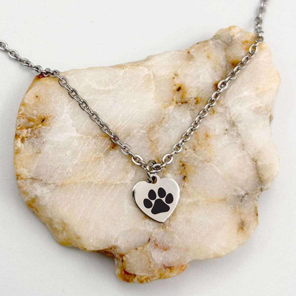 Personalized Small Heart Necklace