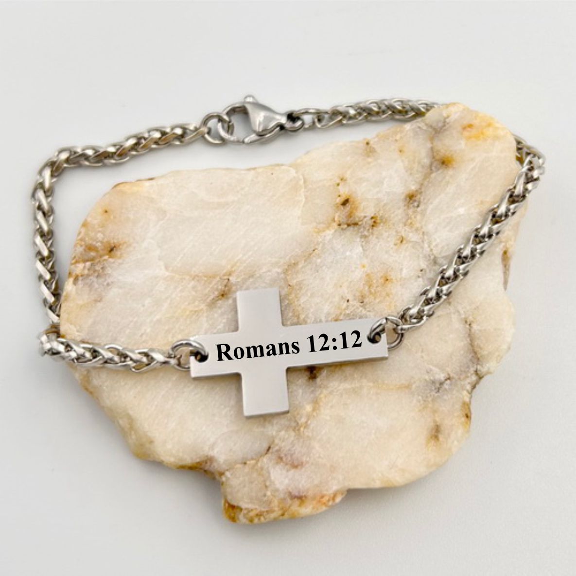 Personalized Cross Bracelet