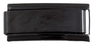 9mm Black Plated Single Superlink-Charmed Jewellery