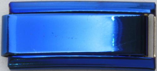 9mm Blue Plated Single Superlink-Charmed Jewellery