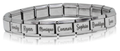 Engraved Name Italian Charm Bracelet-Charmed Jewellery